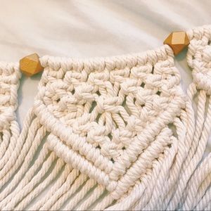 White Macrame Wall Hanging